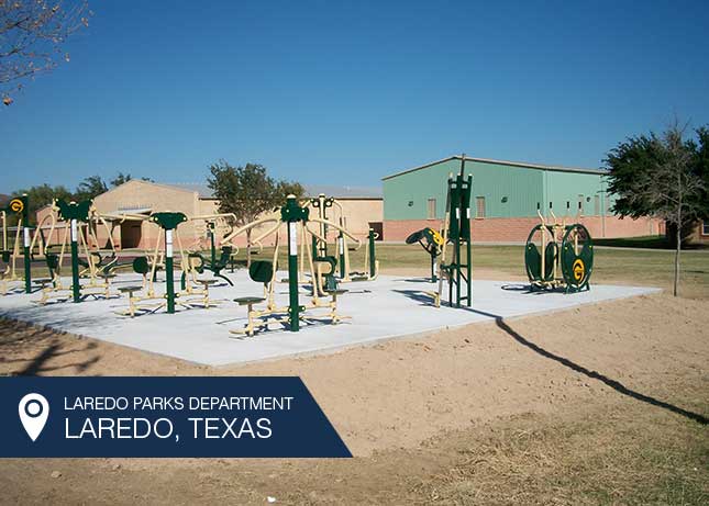 Outdoor Fitness Gym for Laredo Parks Department by Kraftsman