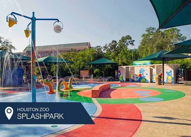Houston Zoo Water Play Park Splash Pad by Kraftsman