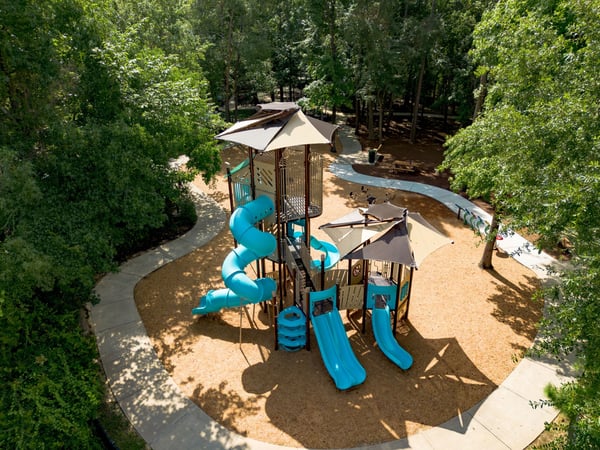 aerial view of tower structure in The Falls at Imperial Oaks