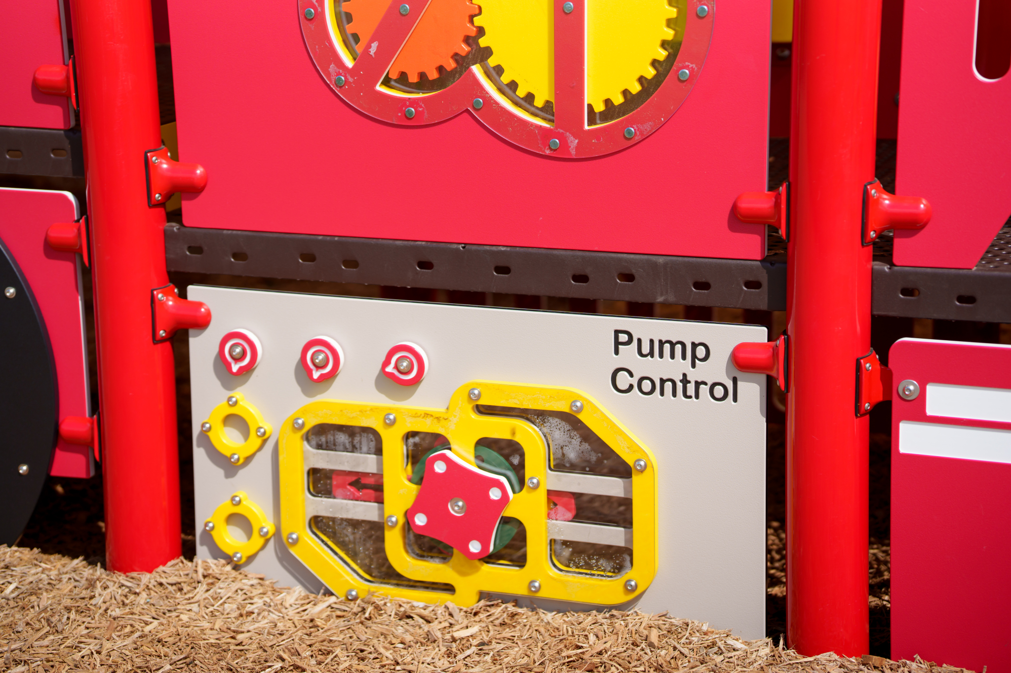 fireman-themed playground at Fireman's Park