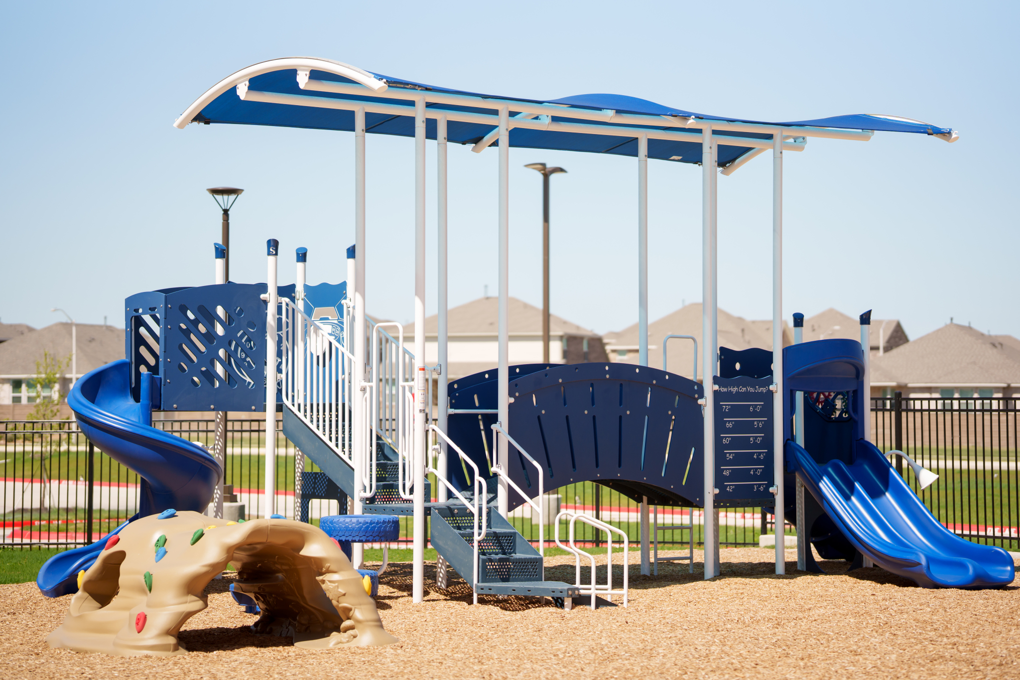Playground for ages pre-k through 2nd grade at Berry Creek Elementary