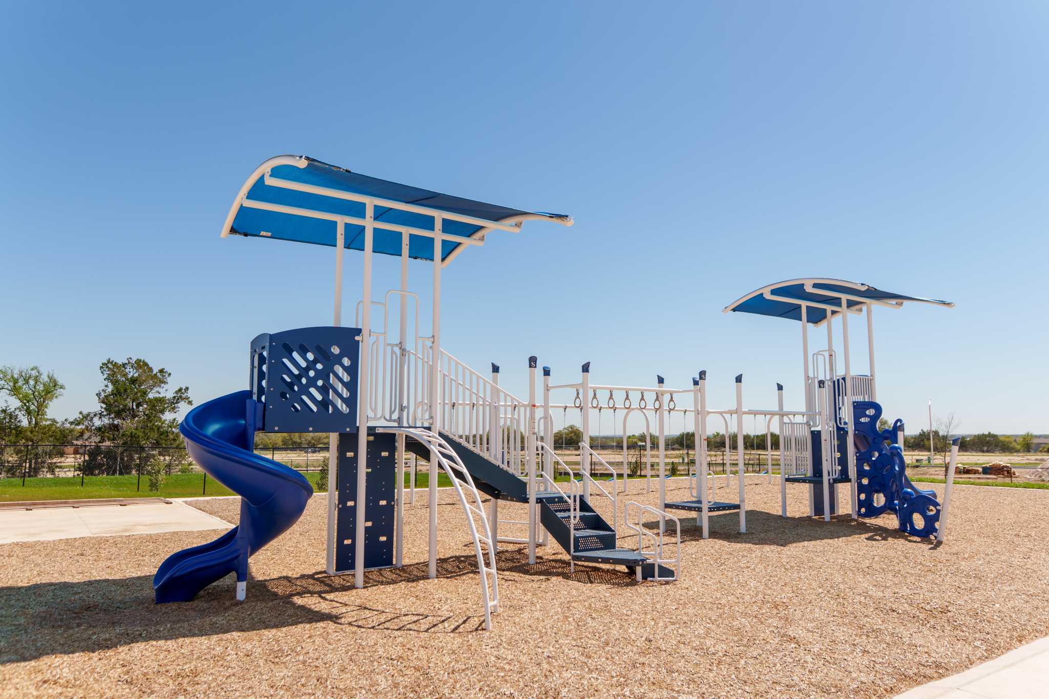 Playground for ages 3rd to 5th Grade at Berry Creek Elementary