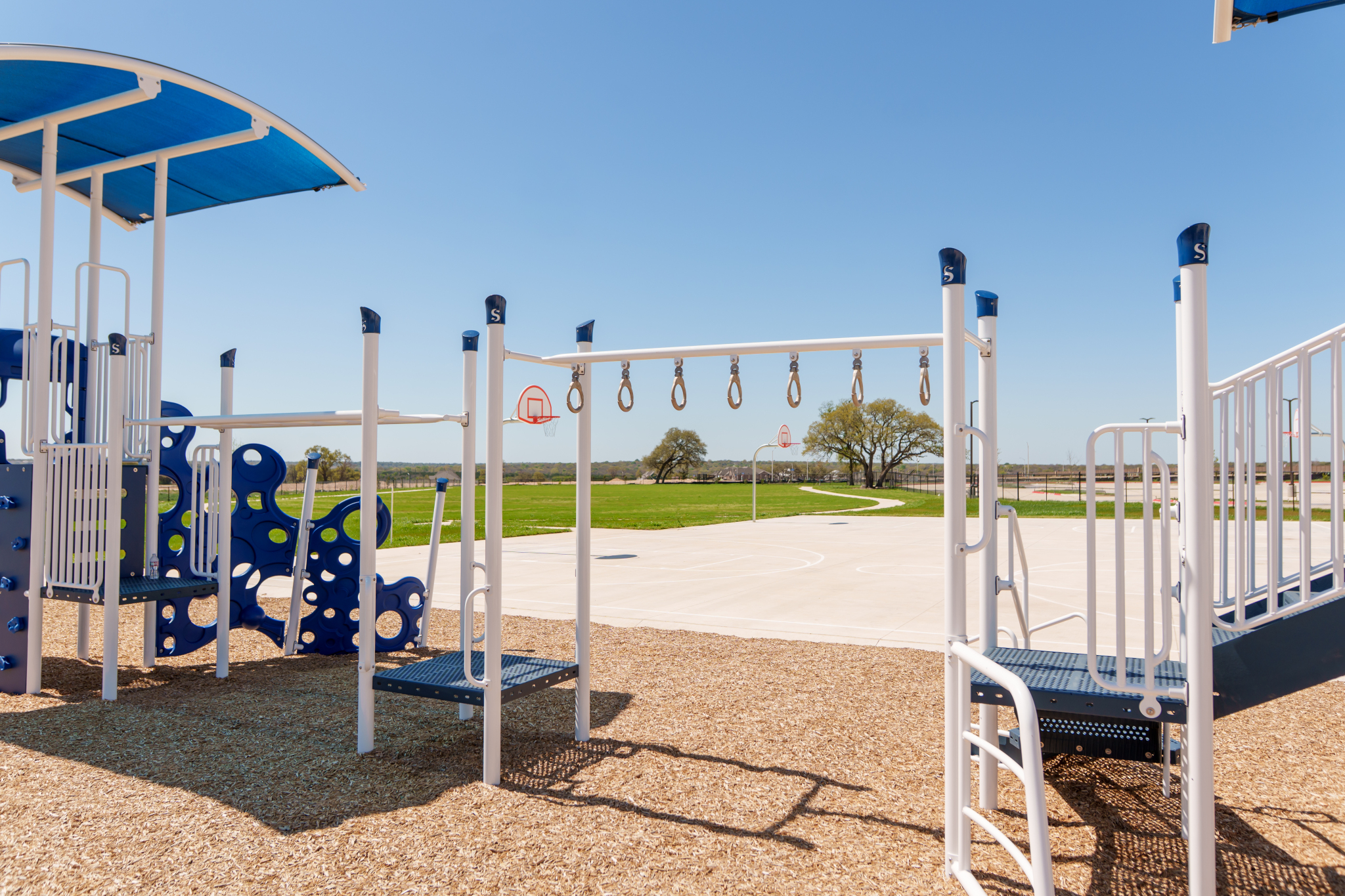 Playground for ages 3rd to 5th Grade at Berry Creek Elementary