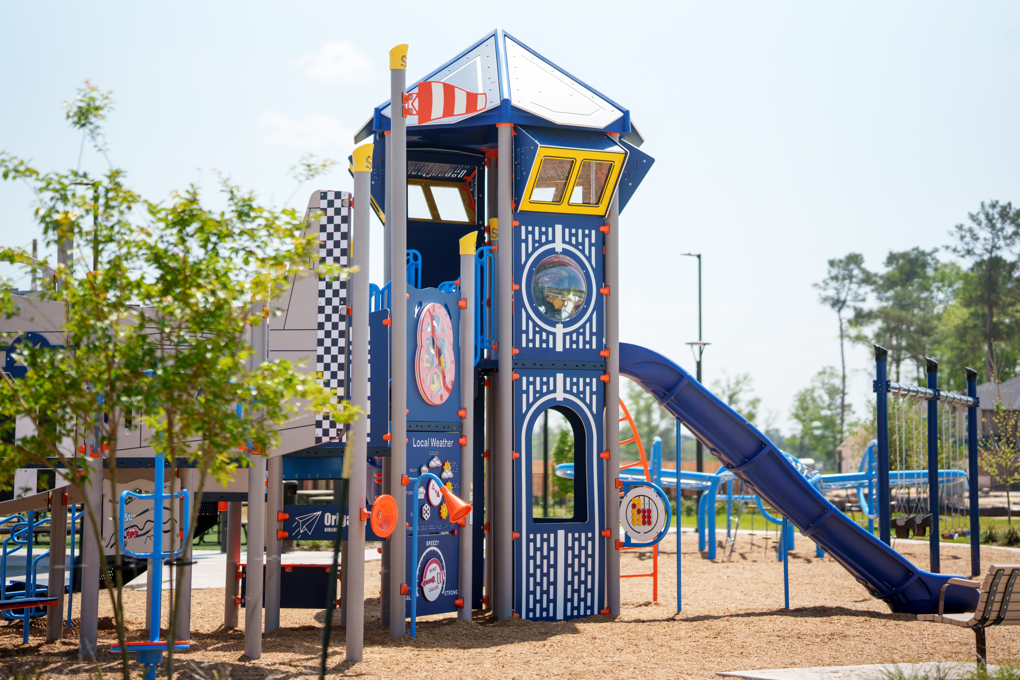 Airplane themed play structure