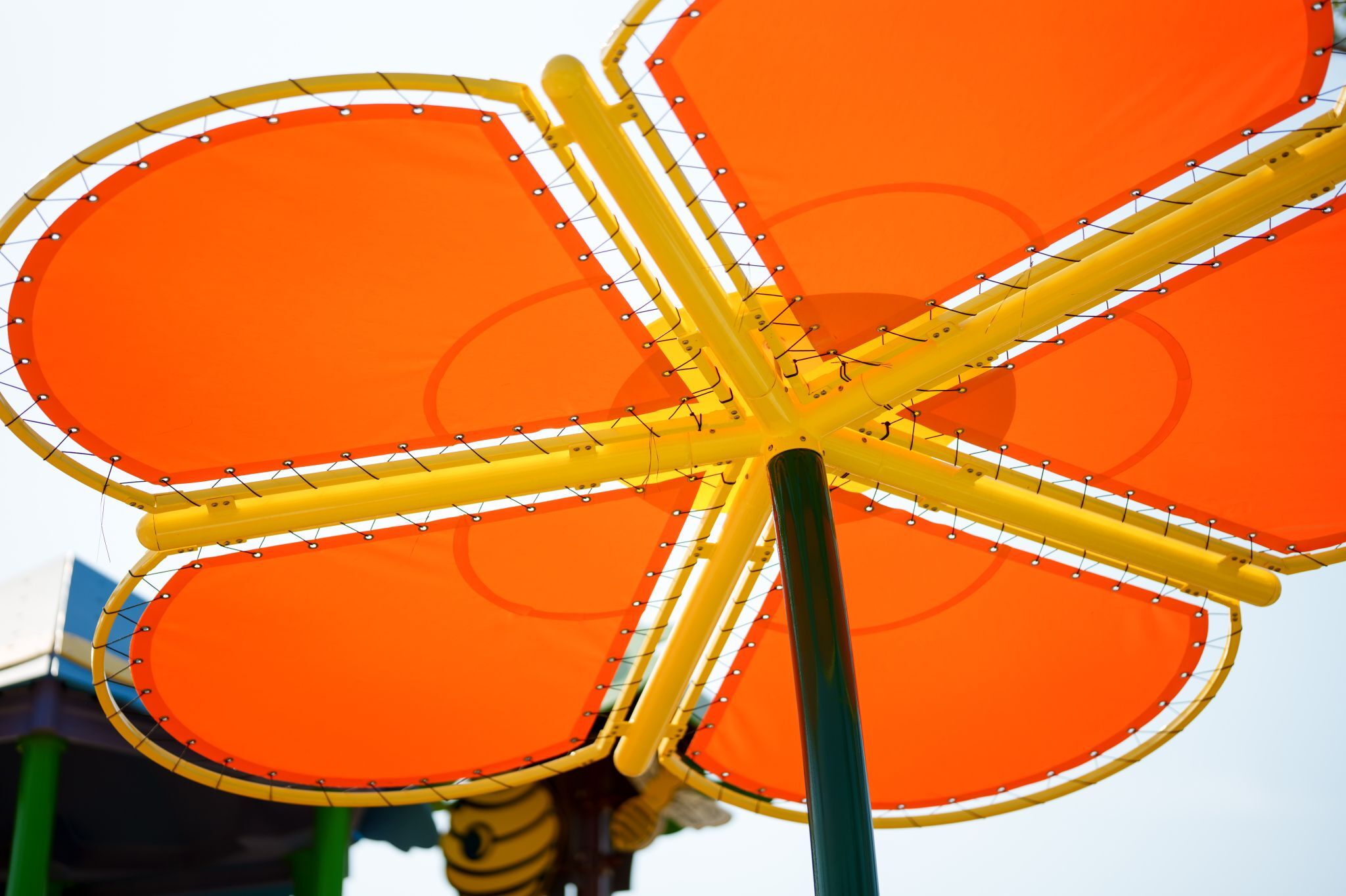 Pollinator Park Honeybee Themed Playground Flower Shade Canopy