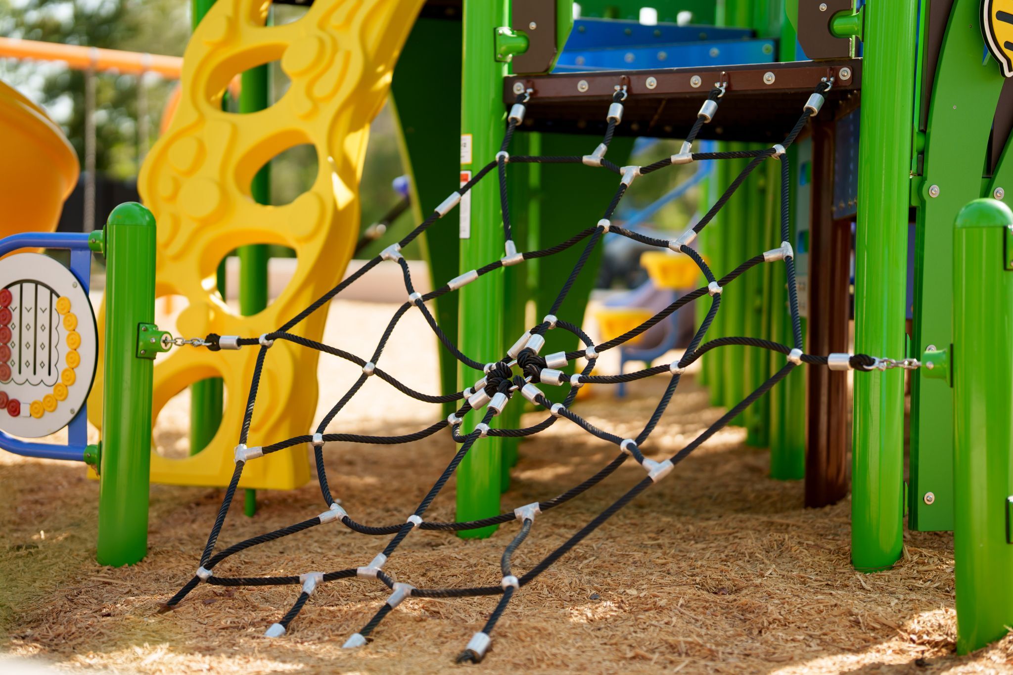 Pollinator Park Honeybee Themed Playground Rope Climber
