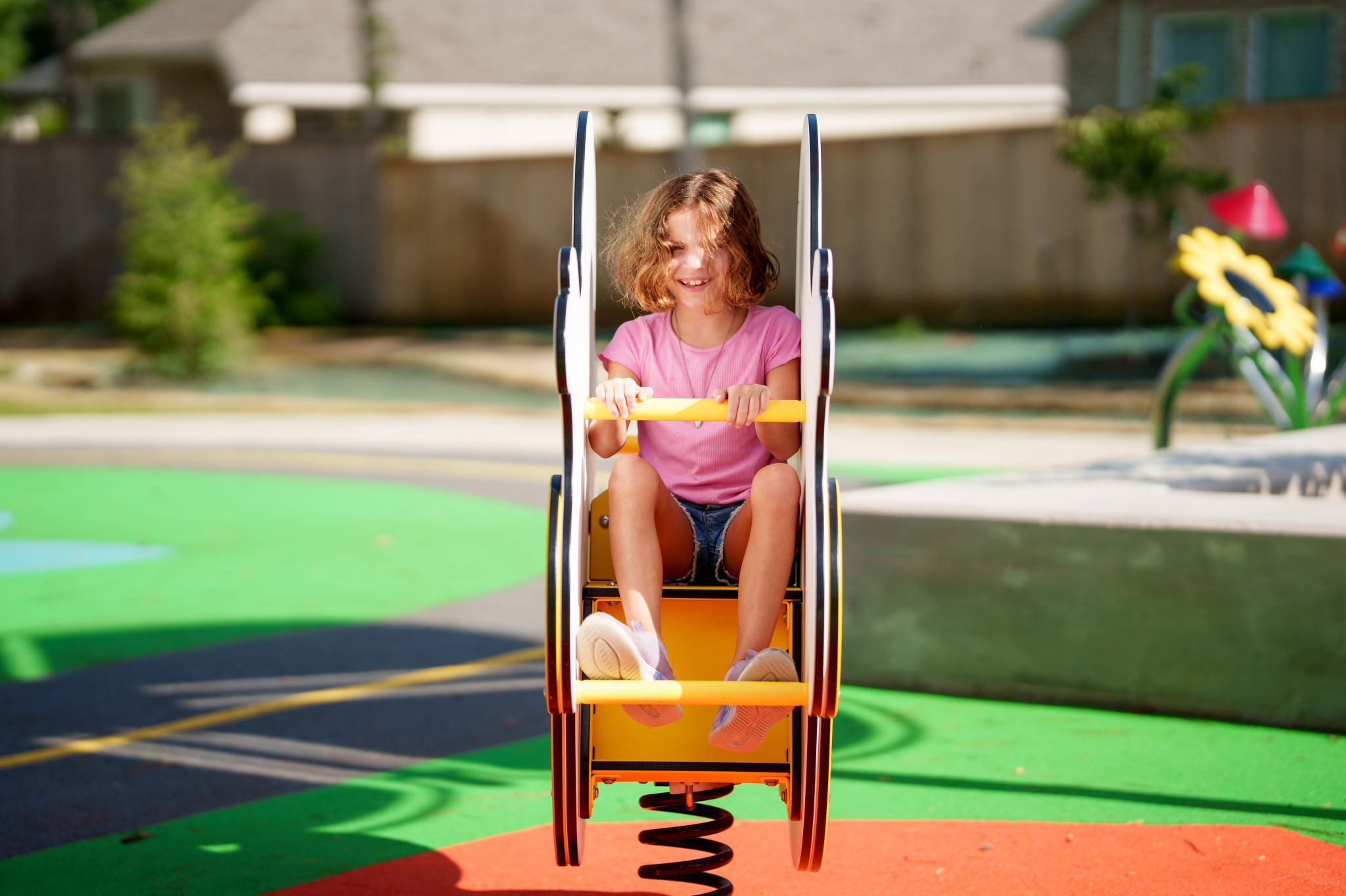 Pollinator Park Honeybee Themed Playground Honeybee Spring Rider