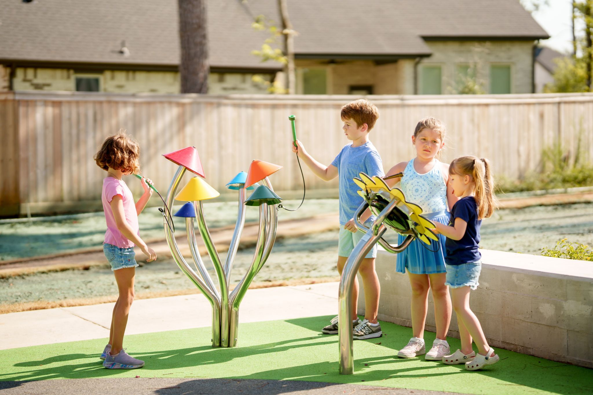 Pollinator Park Honeybee Themed Playground Musical Play