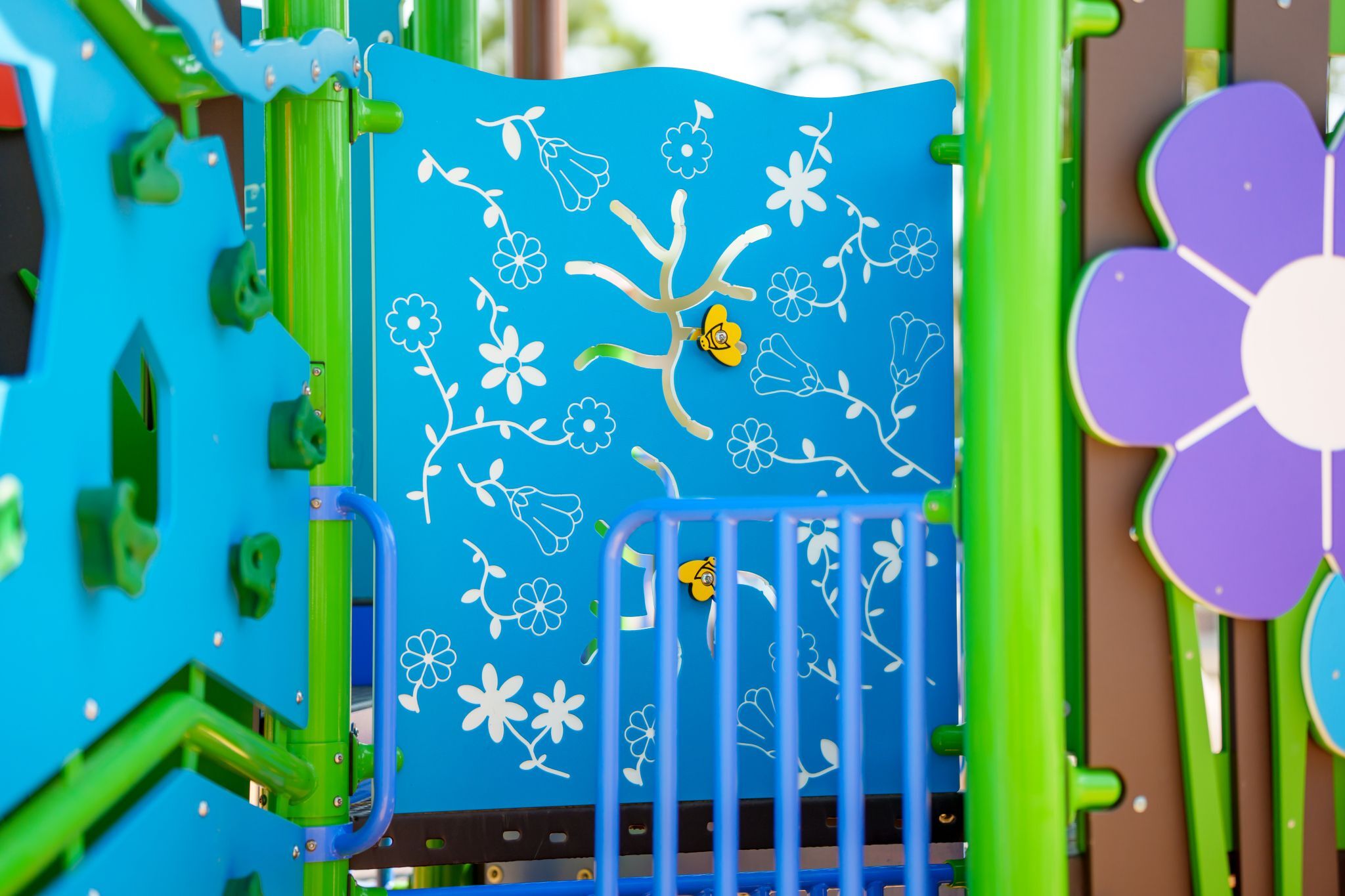 Pollinator Park Honeybee Themed Playground Activity Panel