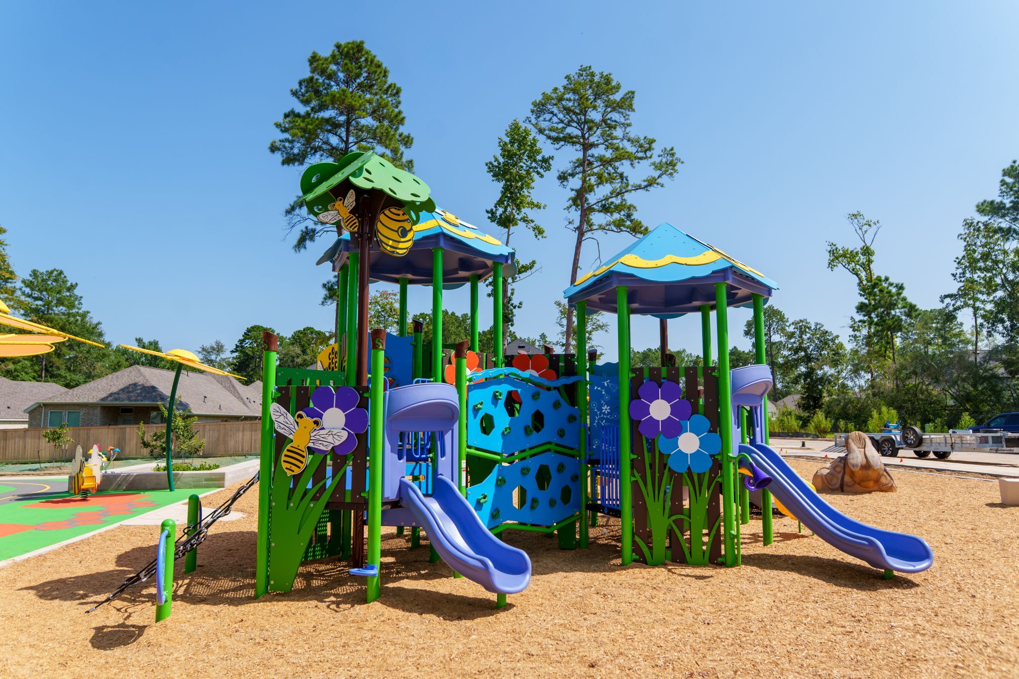 Pollinator Park Honeybee Themed Playground