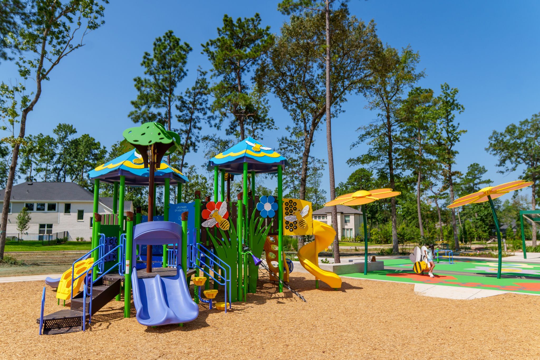 tower play structure at The Falls at Imperial Oaks