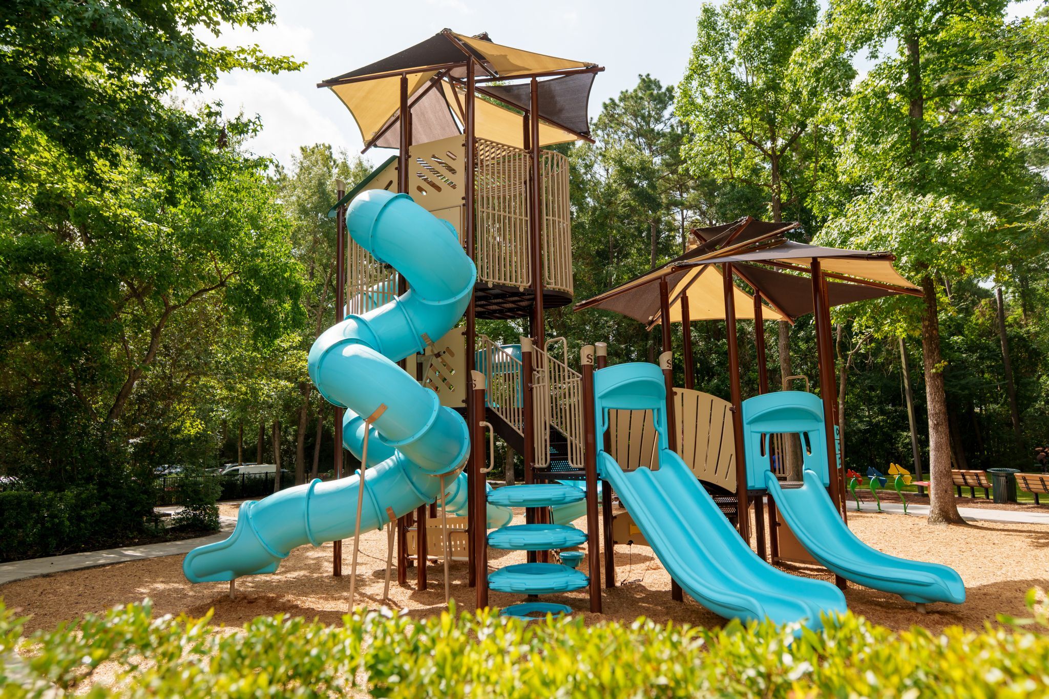 tower play structure at The Falls at Imperial Oaks